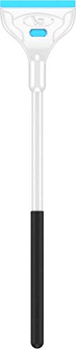 AquaBlade P - Acrylic Safe Aquarium Scraper w/ Plastic Blade, Long, White - size: 15-inches