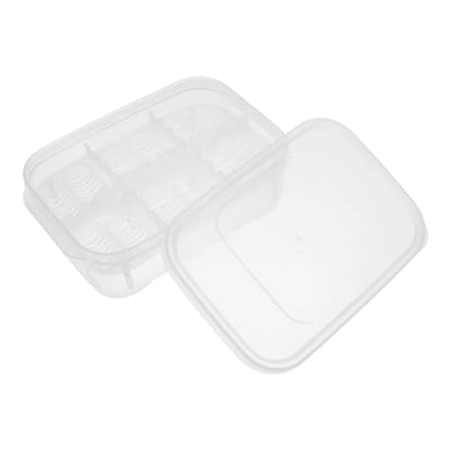 SUPVOX Transparent Plastic Breeding Box for Hatching Snakes Lizards and Turtles Sturdy Easy to Clean Hatching Tray for Reptile Enthusiasts