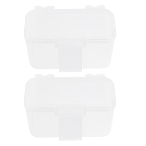 Beavorty 2pcs Breathable Blood Worm Breeding Box Portable Plastic Earthworm Storage Case for Reptile Feeding and Insect Incubation