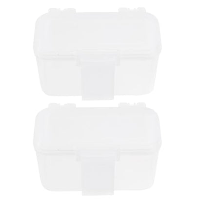 Beavorty 2pcs Breathable Blood Worm Breeding Box Portable Plastic Earthworm Storage Case for Reptile Feeding and Insect Incubation