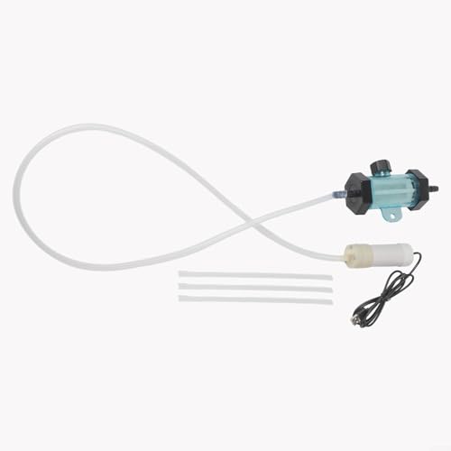 Electric Aquarium for Gravel Cleaner USB Pump with Siphon Vacuum for Fish Tank Water Changing and Cleaning, 1/2/3/5 Meter Tube(1 Meter) - size: 1 Meter