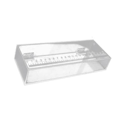 Clear Acrylic Fry Incubator Case Hatching Box with Measurement Scale for Juvenile Isolation and Viewing Miniature Aquatic Species Tank 1 Pack - color: large
