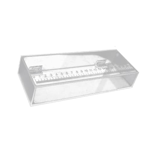 Clear Acrylic Fry Incubator Case Hatching Box with Measurement Scale for Juvenile Isolation and Viewing Miniature Aquatic Species Tank 1 Pack - color: large