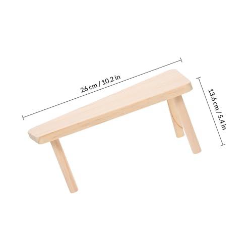 WOONEKY Wooden Small Pet Chick Platform for Chicken Breeding Box with Smooth Surface and Table Shape, Pet Accessory for Rutin Chick Playing and Reptile Box Decor