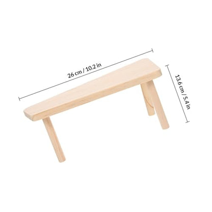 WOONEKY Wooden Small Pet Chick Platform for Chicken Breeding Box with Smooth Surface and Table Shape, Pet Accessory for Rutin Chick Playing and Reptile Box Decor