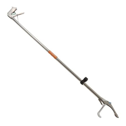 TOPINCN Professional Stainless Steel Snake Tong, 16.5oz Foldable Reptile Grabber with Self-Locking Handle, Premium Snake Handling Tool for Snake Farmers