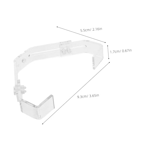2pcs Lamp Fixing Clip for Aquariums Reptile Terrariums Durable Support for Fish Tank Lights Sturdy Design for Long Term Use Compatible with Various Lighting Needs