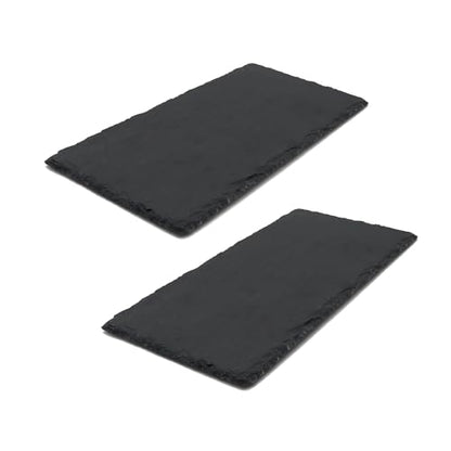 JIH Reptile Basking Platform, Tortoise Feeding Dish, 30x15cm 2pcs | Natural Rock, Food Bowl, Habitat Decor - size: 30x15cm 2pcs