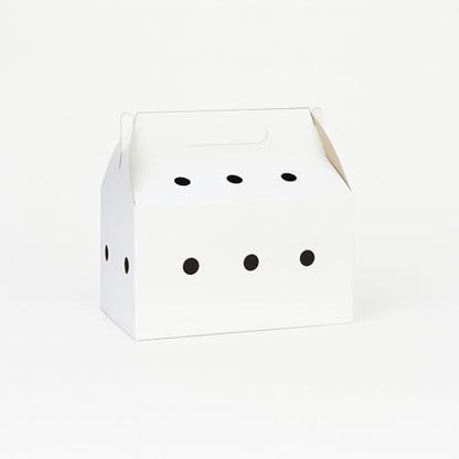 Disposable pet Carriers for Small animals-12 Pack (White) - color: White
