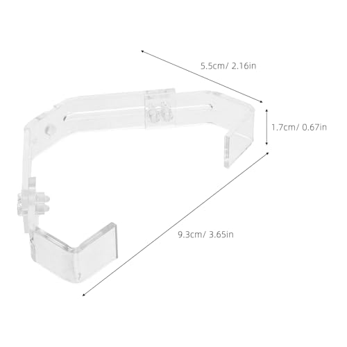 Toyvian 2pcs Aquarium Lamp Bracket for Reptiles and Aquariums Light Holder Clip for Terrariums Secure Fixation for Glass Tanks Lighting