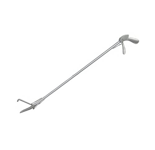52" Professional (Two Piece) Foldable Snake Tongs Stick Reptile Grabber Rattle Snake Catcher Handling Tools