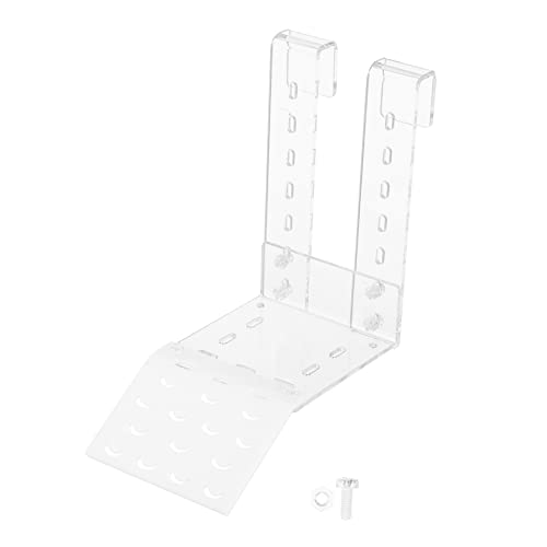 GALPADA 1set Acrylic Turtle Basking Platform Climbing Ledge for Aquatic Turtles Frogs and Lizards Removable Design for Easy Installation Fish Tanks and Tortoise Habitats - size: 15.5X15X9CM