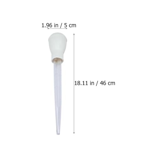 3pcs Aquarium Water Changer Dropper with Scale for Small Fish Tank Cleaning, Plastic Gravel Cleaning Tool for Fish Tank Water Changing and Debris Removal