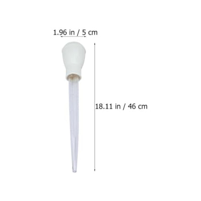 3pcs Aquarium Water Changer Dropper with Scale for Small Fish Tank Cleaning, Plastic Gravel Cleaning Tool for Fish Tank Water Changing and Debris Removal