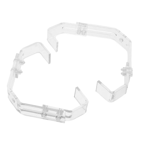 VICASKY 2pcs Aquarium Lamp Clip Holder Fit for Terrarium Reptile Light Fixtures Easy Installation Secure Fixation Compatible with Glass Tanks