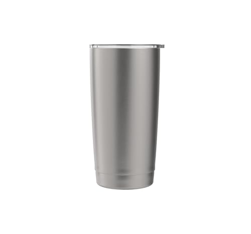 Wicket Keeper Trust Required Cricket Stainless Steel Insulated Tumbler - color: Brushed Steel