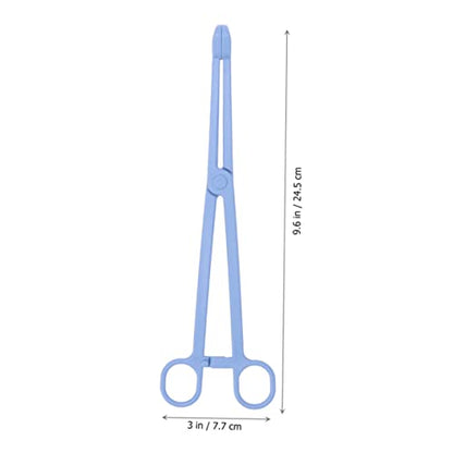 BESPORTBLE 2pcs Reptile Poop Pickup Tool Lightweight Waste Cleaning Tongs for Tortoise Hamster Lizard and Bird Durable Design with Comfortable Grip and Powerful Tooth Groove