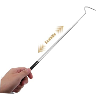 WOONEKY Reptile Hook Snake Catcher Tool Snake Catching Handling Collapsible Hook Reptile Grabber