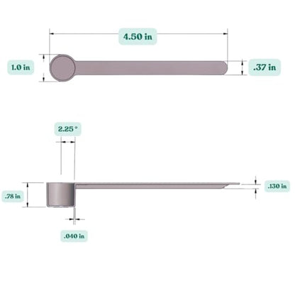 1/2 Tablespoon (1.5 Teaspoon | 7.5 mL) Long Handle Plastic Measuring Spoon for Coffee, Protein Powder, Pet Food, Spices, Grains, Dry Goods – Food-Grade BPA-Free (Pack of 1) - size: 7.5 mL | 1/2 Tablespoon. | 1 1/2 Teaspoon.