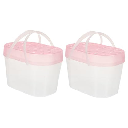 NOLITOY 2pcs Collapsible Cat Carrier Dog Bag Carrier Pet Travel Reptile Cages Outdoor Hamster Cases Handheld Pet Reptile Containers