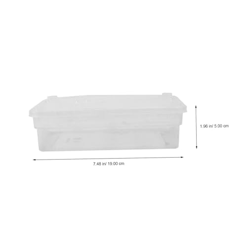Plastic Reptile Hatching Box Easy Clean Incubator for Snakes Lizards Reptiles Visible Design Lightweight for Convenient Storage Hatchery Container