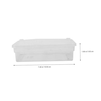 Plastic Reptile Hatching Box Easy Clean Incubator for Snakes Lizards Reptiles Visible Design Lightweight for Convenient Storage Hatchery Container