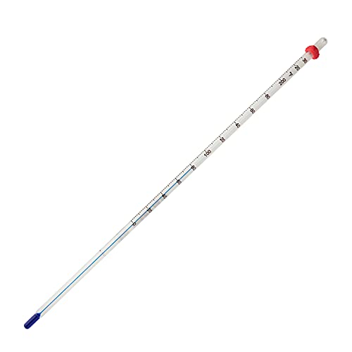 SP Scienceware H-B DURAC Plus Immersion Organic Liquid-In-Glass Cooking Thermometer - Precise Lab & Kitchen Thermometer for Liquids - 0 to 230F Range, Blue Spirit Liquid - size: Partial Immersion, style: 0 to 230 degree F Range, Blue Spirit Liquid