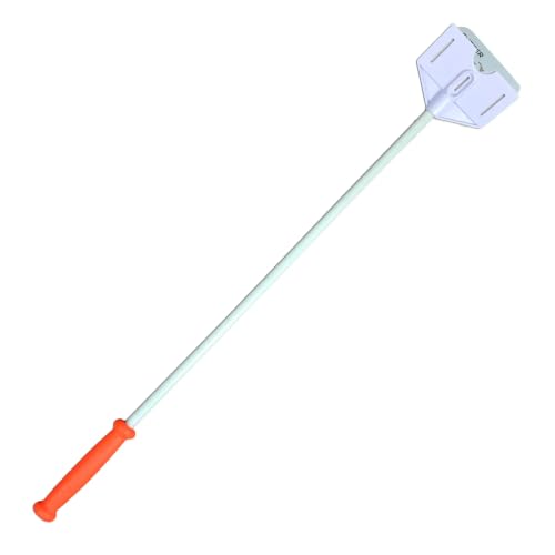FLIPPER Platinum Hand Algae Scraper – Aquarium Glass and Acrylic Cleaner with Precision Scraper Design, Fish Tank Cleaning Tool for Freshwater & Saltwater Aquariums (28” Rigid Shaft) - size: 28 Inches