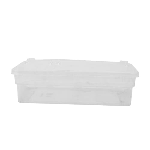 Plastic Reptile Hatching Box Easy Clean Incubator for Snakes Lizards Reptiles Visible Design Lightweight for Convenient Storage Hatchery Container