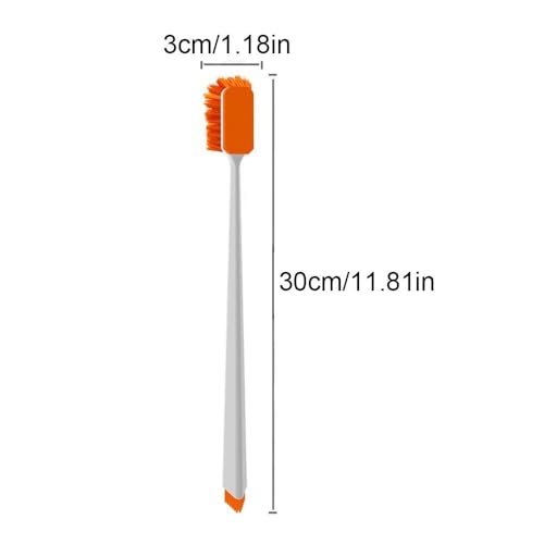 Fish Tank Cleaning Brush Long Handle Terrarium Plant Cleaning Brush Double-Sided Aquarium Cleaning Tool
