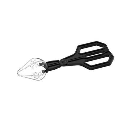 Reptiles Safe Feeding Tongs Clear Creature Catcher for Gentle Handling Ergonomic Grip Easy Maintenances Tool Reptiles Feeder Clamp - color: Black, size: A