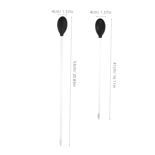 Kisangel 2Pcs Aquarium Cleaning Tools Portable Fish Tank Water Changer Waste Cleaner with Tubing Efficient Gravel for Mini Aquariums Lightweight and Reusable Fish Care