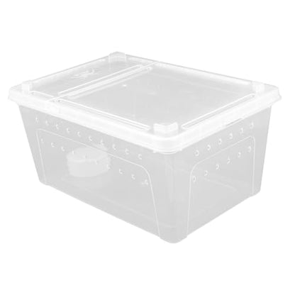 Garneck 1set Reptile Breeding Box Comfortable Habitat for Snakes Turtles and Lizards Container for Observing Pet Behavior and Easy Cleaning