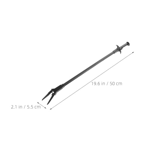 3Pcs Fish Tank Tweezers: Long Aquarium Tweezers 19.7inch - Aquarium Grabber Tool - Reptile Feeding Tongs - Aquascaping Tong Clamps for Coral Plant