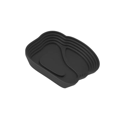 Reptiles Bathing Bowl Terrariums Basin for Turtles Lizards Feeding Soaking Bath Pool with Ramps - color: Black, size: Small