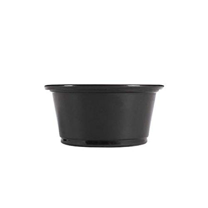 Karat FP-P200-PPB 2 oz. PP Portion Cups - Black (Case of 2500) - color: Black