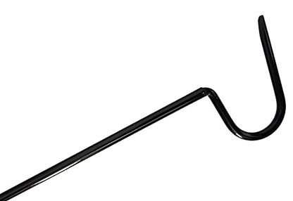 Reptile Hook 18.5" Premium Quality Rubber Non Slip Handle Black Snake Hook Tools