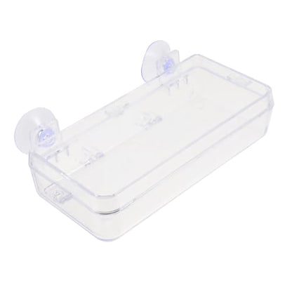 Beavorty 1pc Lizard Feeding Bowl Suction Cup Reptile Feeder Reptiles Reptile Water Bowl Reptile Gecko Feeder Dish Bowl Worm Dish Reptile Bowl Terraium Bowl Gecko Drink Acrylic Suction Basin