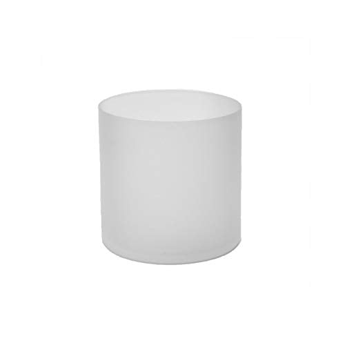 WGV Cylinder Vase, Width 6", Height 6", Frosted Glass Container Terrarium Candle Holder for Wedding Centerpiece, Party Event, Home Office Decor, 1 Piece - size: 6"x6"H FR