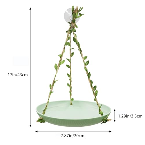 Frog Swing Toys, Frog Habitat Platform, Tank Aquarium Terrarium Decoration Accessories Suitable for Amphibians Frogs Geckos Hermit Crabs Hamsters Guinea Pigs Parrots Lizards.