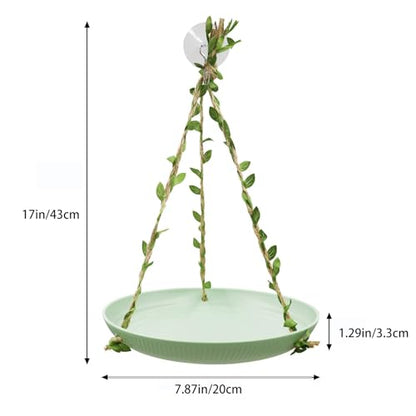 Frog Swing Toys, Frog Habitat Platform, Tank Aquarium Terrarium Decoration Accessories Suitable for Amphibians Frogs Geckos Hermit Crabs Hamsters Guinea Pigs Parrots Lizards.