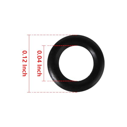 100 PCS Brass Misting Nozzles O Ring | Outdoor Cooling System 100pc Misting Nozzle O Ring for Outdoor Cooling System - size: 100pc-O Ring