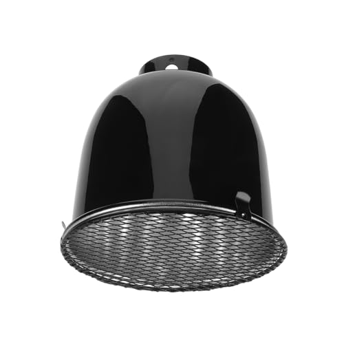 DECHOUS 2pcs Reptile Heating Lamp Shade - 5. 5 Inch Aluminum Reflective Light Cover for Glass Terrariums and Pet Heat Lamp Guard
