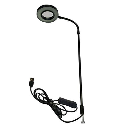 Full Spectrum LED Aquarium Light, 360-degree Adjustable LED Light with Bamboo Board, Miniature Landscape USB Powered Lamp for Plant, Fish Tank, Potted Plants(Size:S) - size: S