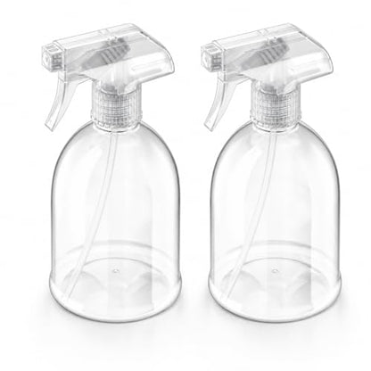 Bar5F Fine Mist Spray Bottle 16-Ounce Essential Oils, Gardening, Mild Cleaning Solutions, Pets, Plants, Cooking, Water Spray Bottle, Salon Hair Misting (2)