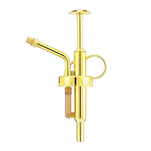 Sprayers Watering Nozzles, Plastic Golden Top Pump, Replacement for Glass Plant Mister Spray Bottle - color: Replacement Nozzle