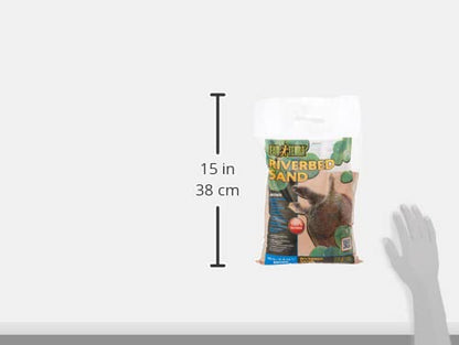 Exo Terra Riverbed Sand, 10-Pounds | Real Riverbed Sand with No Added Dyes or Chemicals - size: 10-Pound