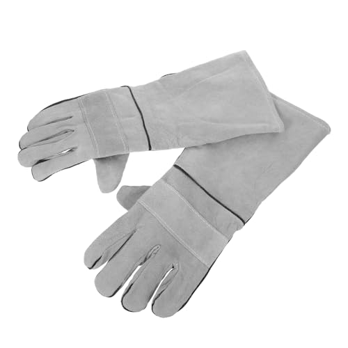 HANABASS 1 Pair Pet Protective Gloves Enhanced Grip for Dogs Cats and Reptiles Heat Resistant for Grooming and Feeding Easy Maintenance for Use