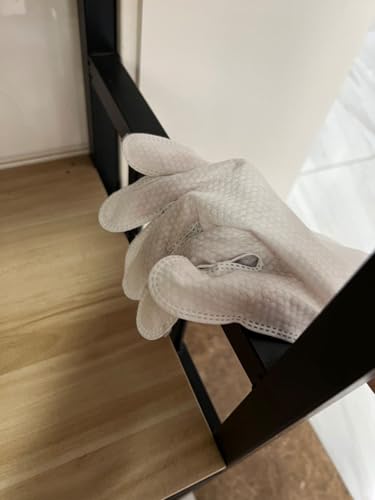 Dust Wiper Cleaning Gloves with Fingers Thick Convenient Easy-Use Dusting Gloves Furniture Wipes Pet Hair Cleaning