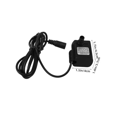 Totority Dc Submersible Water Pump for Pet Drinking Fountain Efficient Replacement Pump for Hydroponic Systems Fish Tanks and Fountains Compact Design